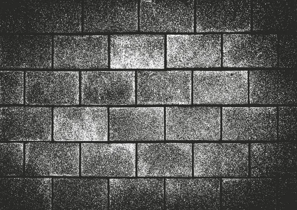 Texture de recouvrement perturbée du vieux mur de briques — Image vectorielle