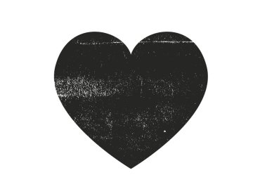 Sıkıntı grunge kalp beton doku ile izole. Tebrik kartı, Sevgililer s gün, düğün için öğe. Yaratıcı kavramı.