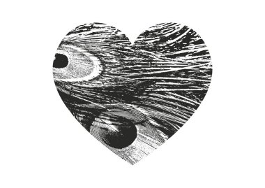 Sıkıntı grunge kalp beton doku ile izole. Tebrik kartı, Sevgililer s gün, düğün için öğe. Yaratıcı kavramı.