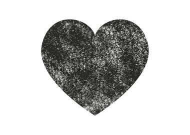 Sıkıntı grunge kalp beton doku ile izole. Tebrik kartı, Sevgililer s gün, düğün için öğe. Yaratıcı kavramı.