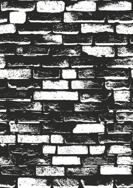 Sıkıntılı bindirme doku eski tuğla duvar