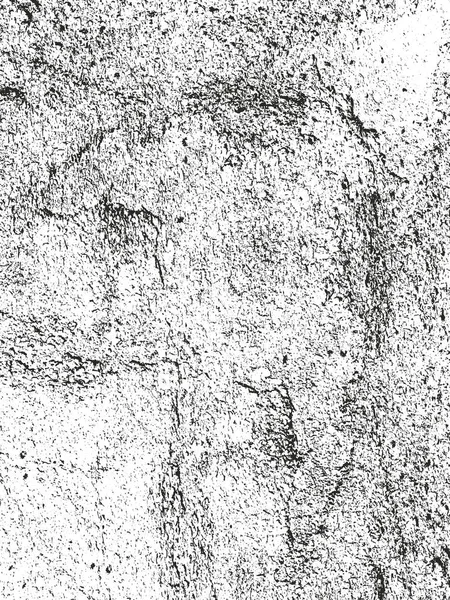 Distressed overlay texture of cracked concrete — Stock Vector