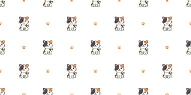 Tasarım için vektör çizgi film karakteri kedisiz desen arkaplanı.