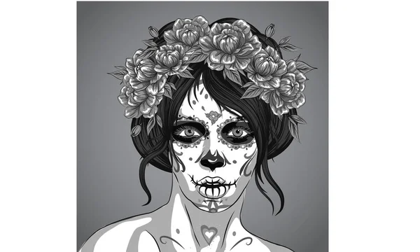 Dia Los Muertos Jour Des Morts Mexicain Festival Vacances Vecteur — Image vectorielle