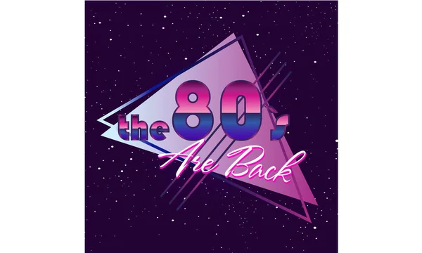 hisse senedi vektör seksenli retro neon stil ultra violet vintage tarzı disko tasarım moda parti
