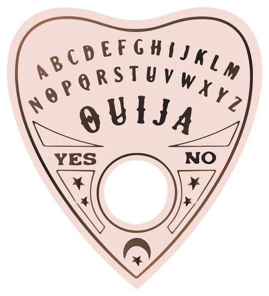 Planchette Ouija Μάτι Της Τέχνης Γραμμή Πρόνοιας Διανυσματική Απεικόνιση Που — Διανυσματικό Αρχείο