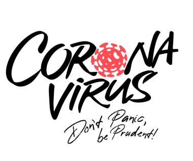 Karantina iniş sayfası. Koronavirüsün şablon tehlikesi. Tıbbi önlem kavramı. Vektör çizimi düz tasarım. Soyut arkaplan. Coronavirus 2019-nCoV romanından..