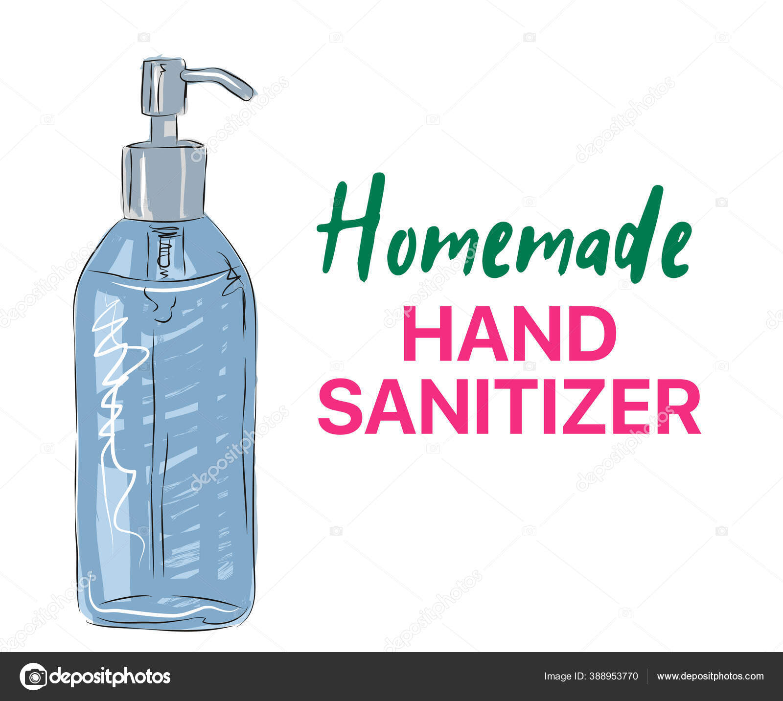 How Use Hand Sanitizer Properly Clean Disinfect Hands Medical Infographic Stock Vector Image by