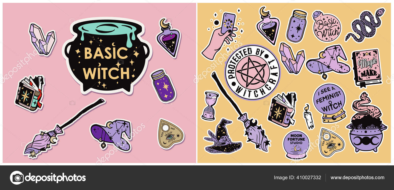 Crystal Witch - Witchcraft - Sticker