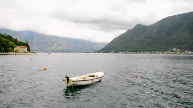 Perast kasaba. Karadağ