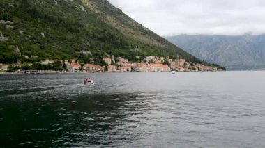 Perast kasaba. Karadağ