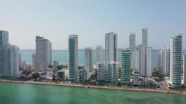 Cartagena Bocagrande, Kolombiya Hava Görüntüleri