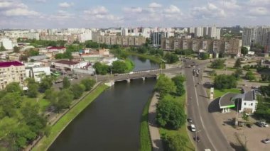 Harkov Ukrayna 'da Şehir Trafiği