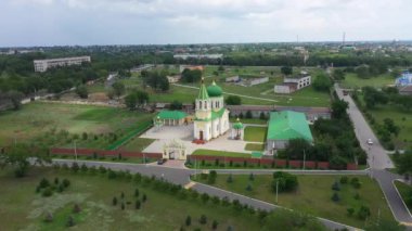 St. Nicholas Kilisesi İzmail 'de Tuna Embankment üzerine