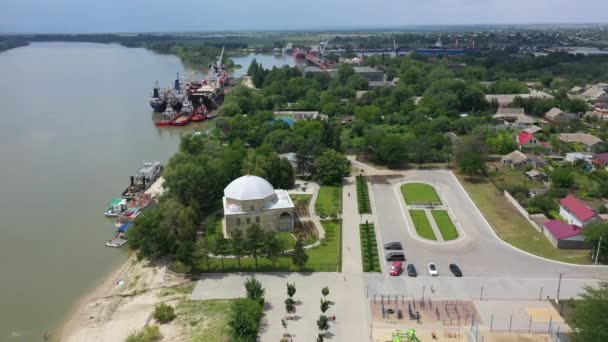 Izmail Park-Museum "Fortaleza" cerca del río Danubio — Vídeos de Stock