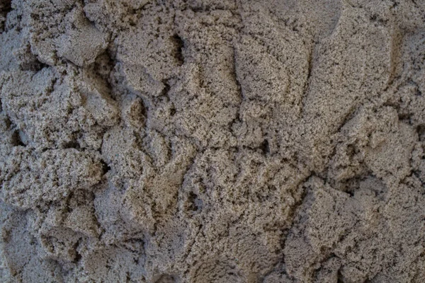 Una Sabbia Grigia Sparsa Sul Tavolo — Foto Stock