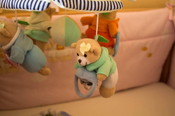 игрушка для новорожденного в форме медведя