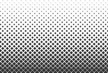 Siyah ve beyaz kareler bir araya getirilmiş küçük orta büyüklükteki gradyanlar, görüntünün üç boyutlu görünmesini sağlar. Bu, daha fazla çalışma tasarlamak için temel olarak soyut bir çalışma olarak kabul edilir. 