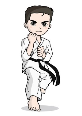 Karate - evlat görüntü / vektör malzeme Japon kültürünün