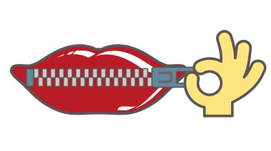 ZIP dudak - Logo tarzı