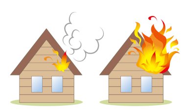 House yangın görüntü kümesi