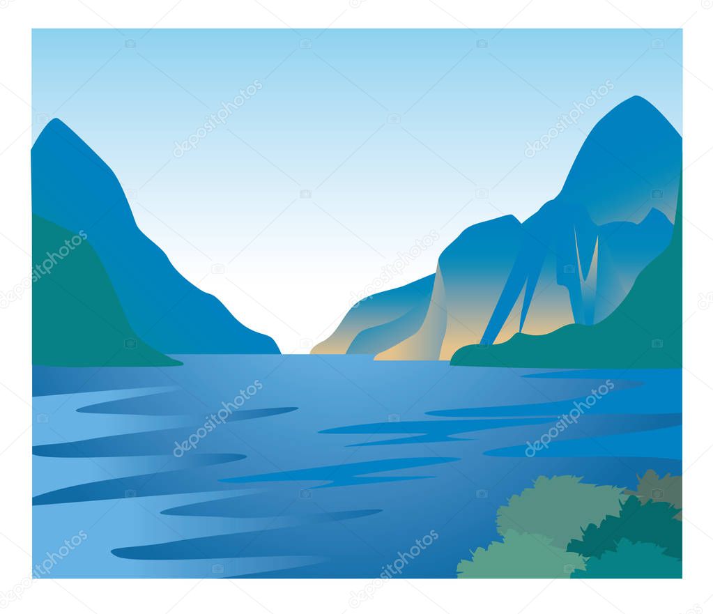 fjord image - Natural landscape