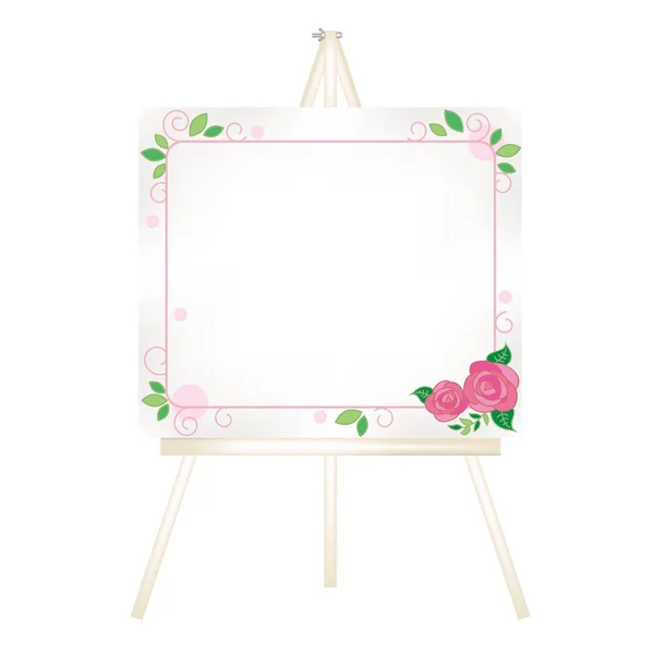 Duk staffli - fashionabla rosor dekoration — Stock vektor