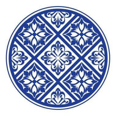 Çiçek tasarımı. yuvarlak çerçeve Botanik, doğal tema. Dekorasyon, duvar kağıdı, arka plan, ev dekorasyonu, seramik, kumaş, fayans için. çiçek biçimi.