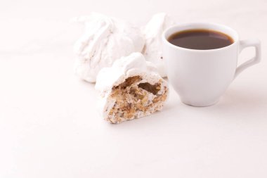 tatlı. Fransız meringues fındık, Antep fıstığı