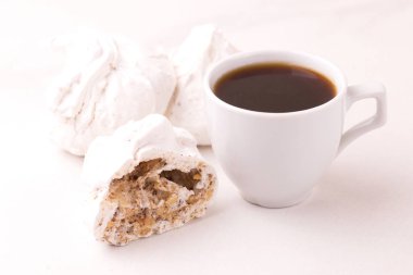 tatlı. Fransız meringues fındık, Antep fıstığı