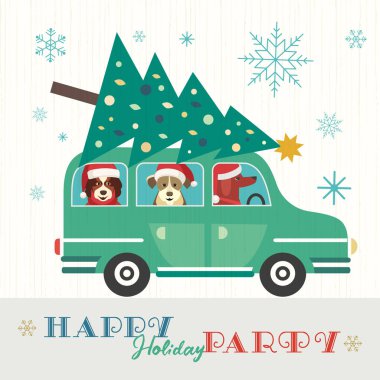 Süslü tatil poster