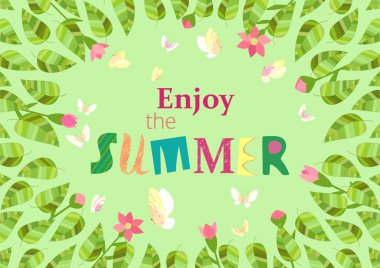 Çiçek sınır dekoratif çerçeve