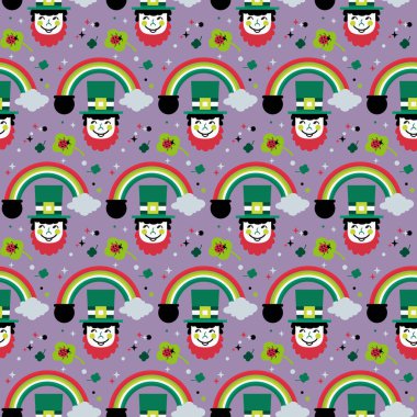 St patricks günü seamless modeli