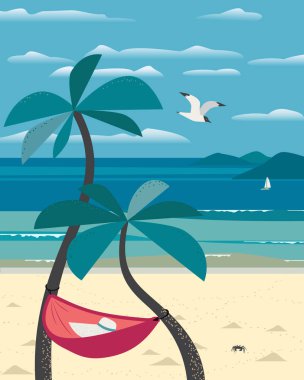 Deniz manzaralı veiw poster