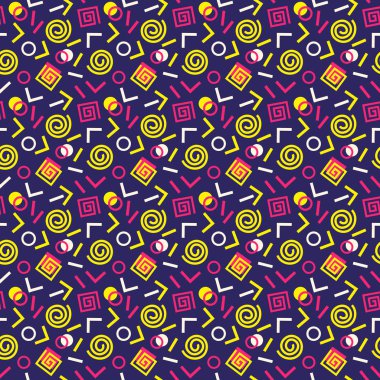 Memphis İsviçre seamless modeli stil