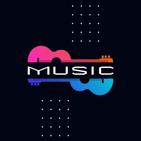 Concept d'icône musicale — Image vectorielle