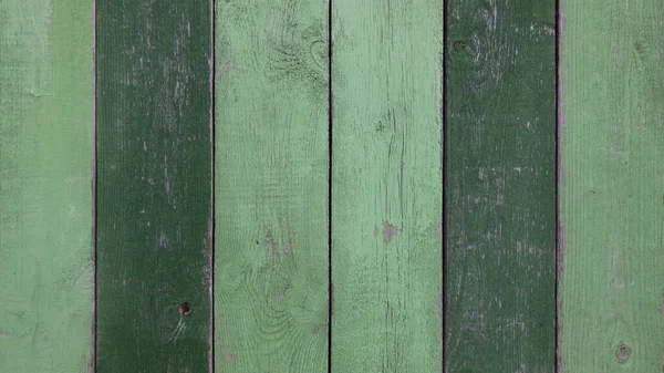 Old wooden background, painted in green color of different shades — Stock Photo, Image