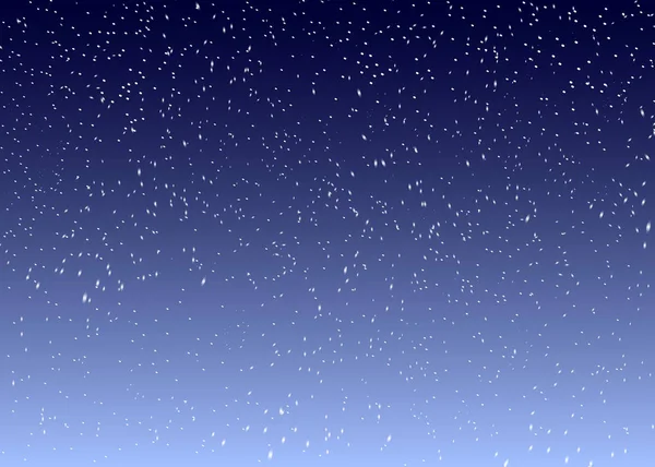 Снежный Фон Векторная Иллюстрация Зимнее Снежное Небо — стоковый вектор