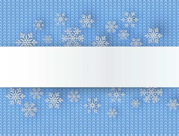 Χριστουγεννιάτικο Φόντο Διακοσμητική Νιφάδα Χιονιού Δεμένη Μοτίβο Καλά Χριστούγεννα Και — Διανυσματικό Αρχείο