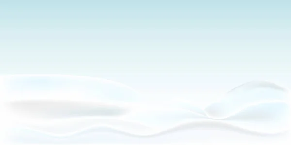 Реалистичный Сугроб Изолирован Векторная Иллюстрация Снежными Холмами Зимний Снежный Пейзаж — стоковый вектор