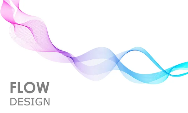 Oprogramowanie Flow Design Kształty Fala Płyn Tło Abstrakcja Przepływ Kształt — Wektor stockowy