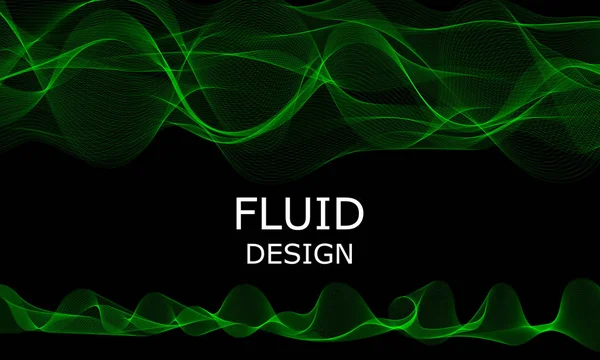 Diseño Formas Flujo Fondo Onda Líquida Forma Flujo Abstracta — Archivo Imágenes Vectoriales