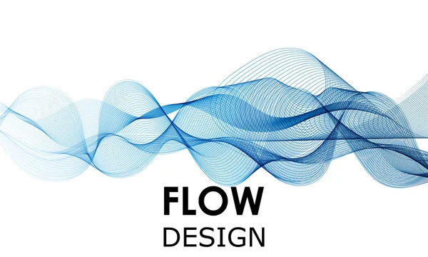 Conception Formes Flux Fond Onde Liquide Forme Abstraite Flux — Image vectorielle