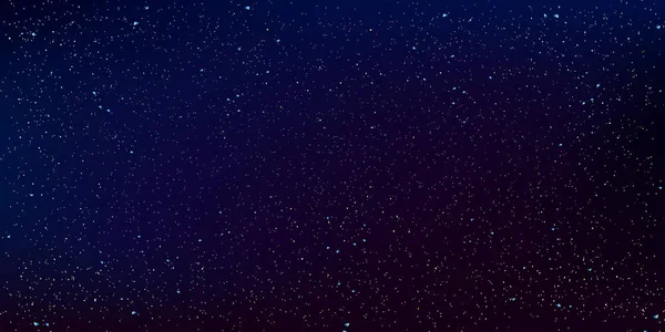 Фон Космических Звезд Векторная Иллюстрация Ночного Неба — стоковый вектор