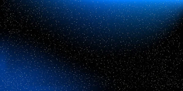 Místo Pozadí Hvězd Vektorové Ilustrace Noční Oblohy — Stockový vektor