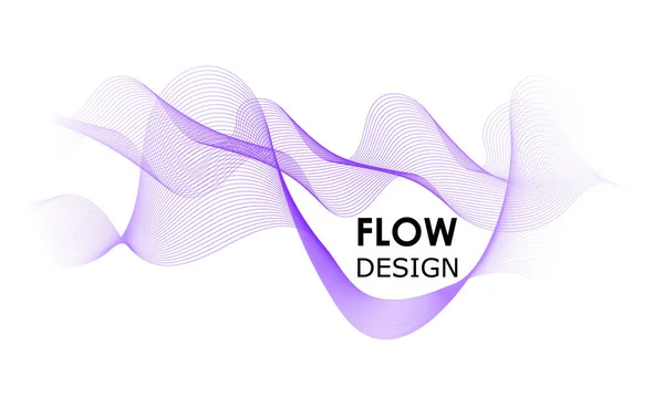 Diseño Formas Flujo Fondo Onda Líquida Forma Flujo Abstracta — Archivo Imágenes Vectoriales