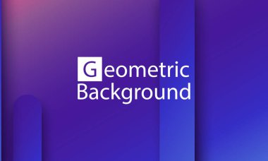 Geometrik arka plan. En az soyut kapak tasarımı. Yaratıcı renkli duvar kağıdı. Trendy degrade poster. Vektör çizim.