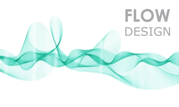 Conception Formes Flux Fond Onde Liquide Forme Abstraite Flux — Image vectorielle