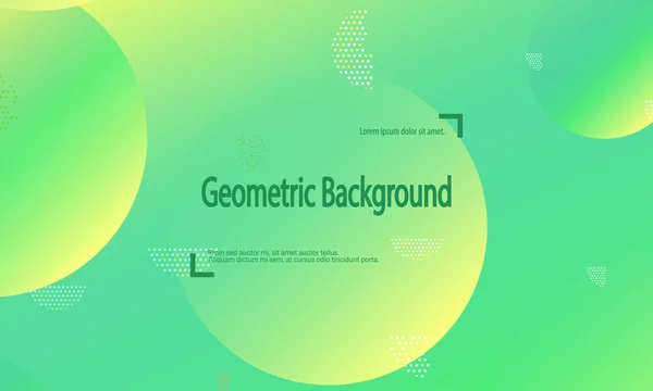 Geometrisk Bakgrund Minimal Abstrakt Omslagsdesign Kreativa Färgstarka Tapeter Trendiga Gradient — Stock vektor