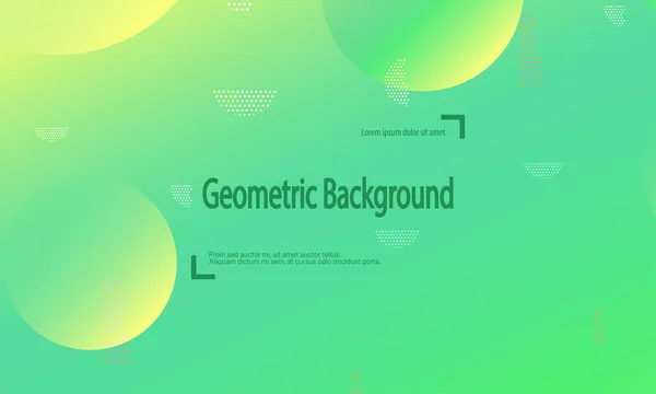 Fond Géométrique Conception Couverture Abstraite Minimale Fond Écran Coloré Créatif — Image vectorielle